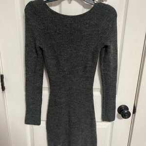 H&M Charcoal Long Sleeve Dress